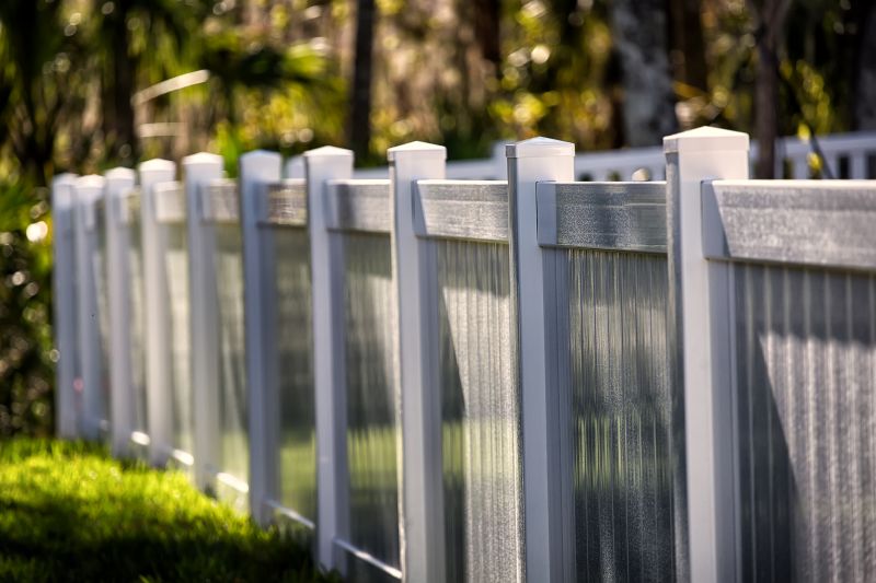 White Vinyl Fence