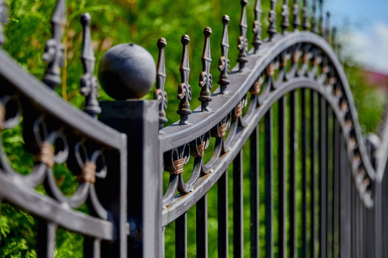 Ornate Wrought Iron Fence