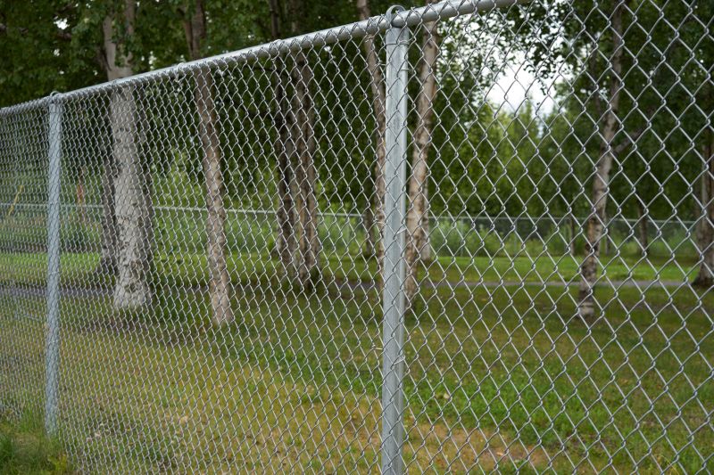 Chain-Link Fence in Place