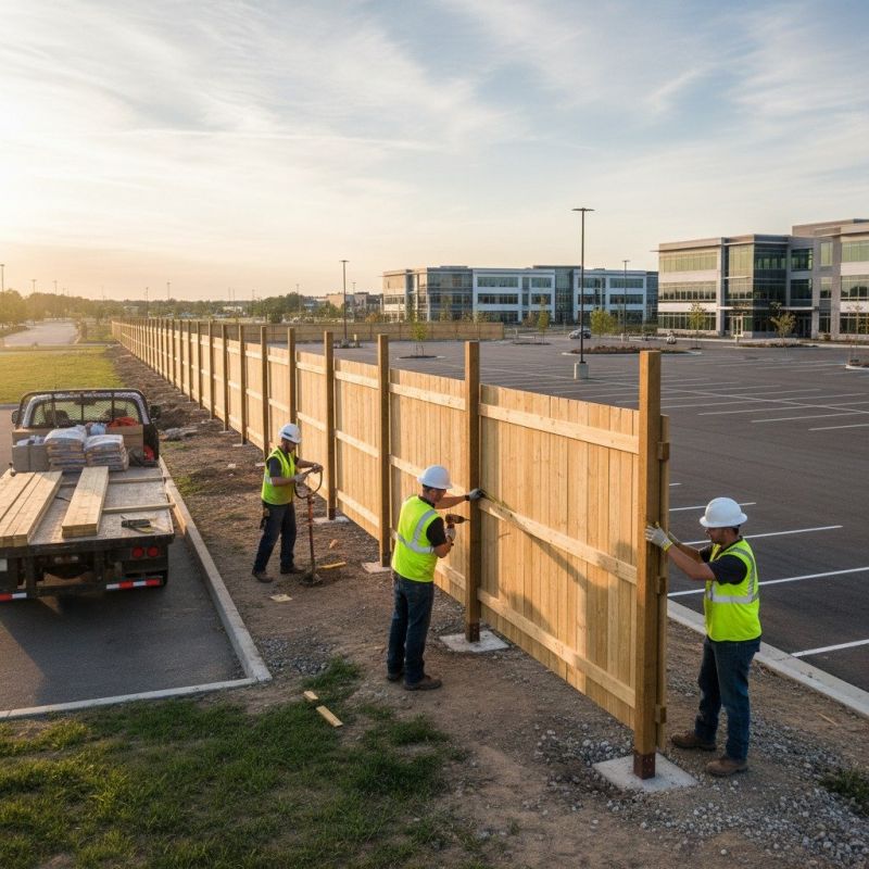 Boundary Fence Installation detail