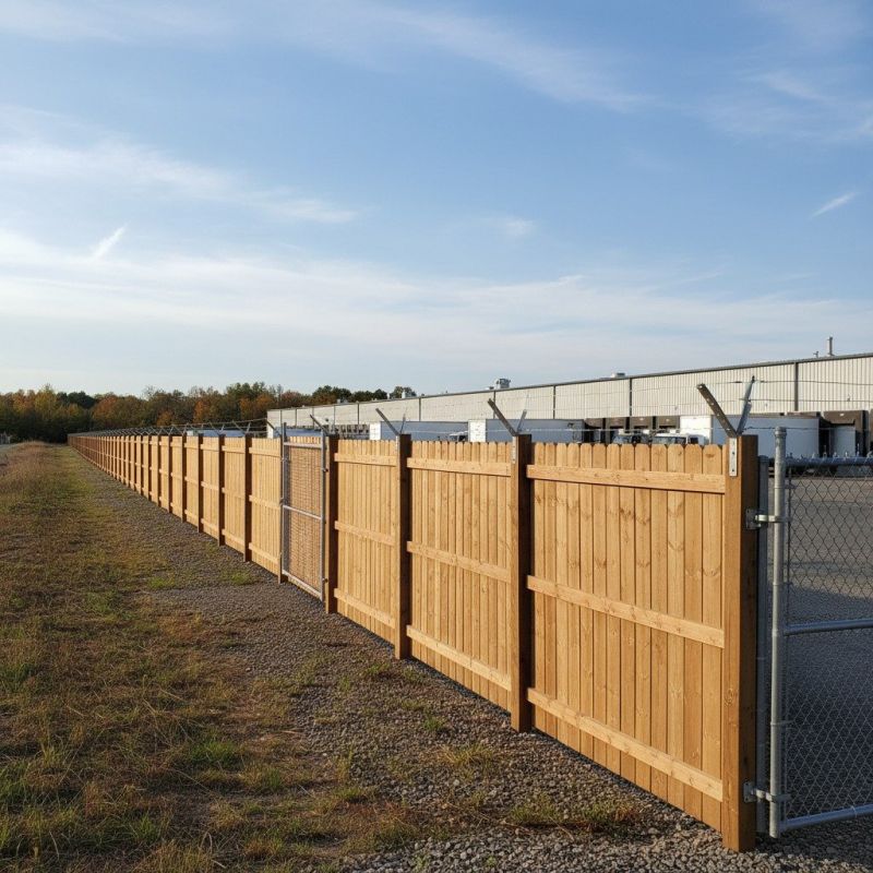 Cyclone Fence Installation detail