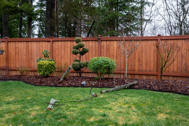 Wood Fence Installation project example